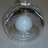 Flasche Golfball